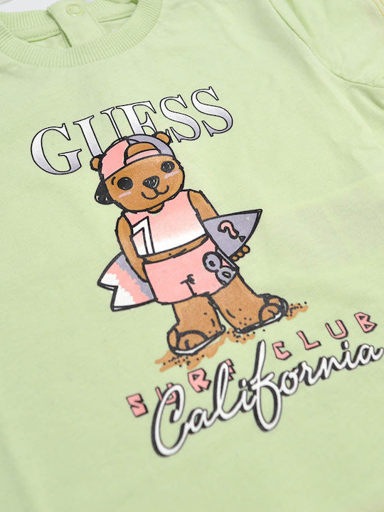 Guess Kinder-T-Shirt Minze