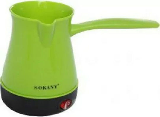 Sokany SK-219 Electric Greek Coffee Pot 600W with Capacity 500ml Green