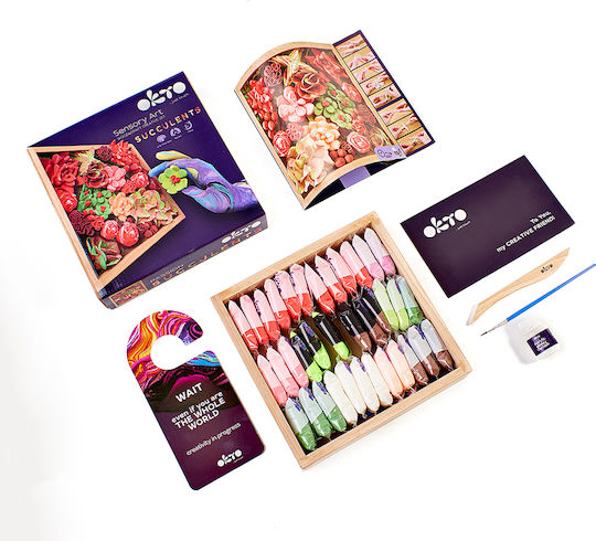 DIY Creative Clay Wood & Craft Suculente Suculente Passion Construction Set