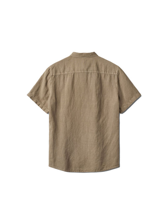 Gabba Men's Shirt Linen Beige