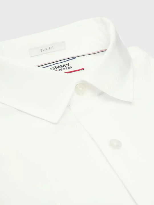 Tommy Hilfiger Men's Shirt Cotton Ekru