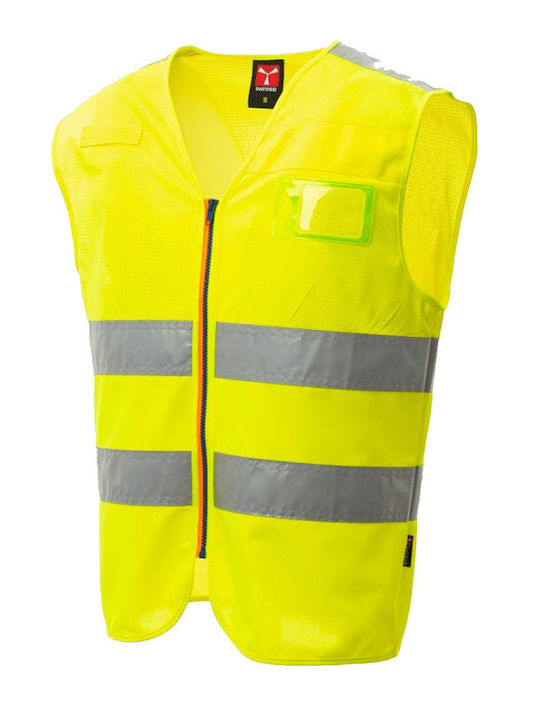 Payper Men's Safety Vest with Reflective Film Yellow