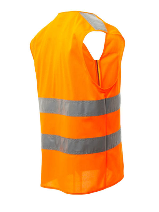 Payper Ace Mesh Men's Safety Vest with Reflective Film Orange