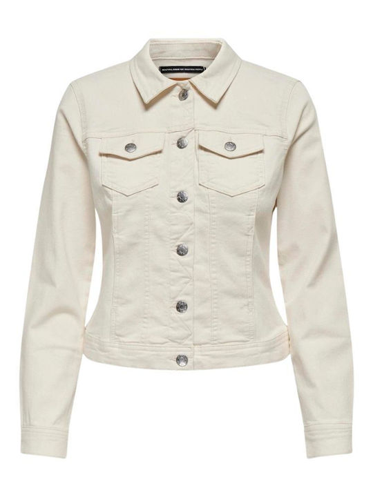 Kurz Damen Jeansjacke Graphite