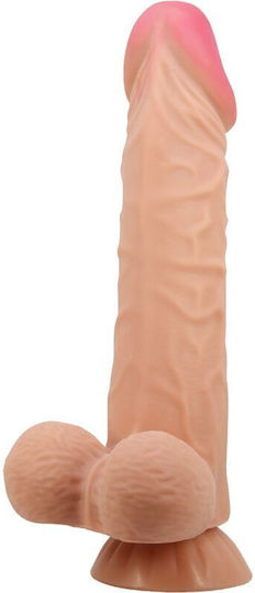 Pretty Love Sliding Skin Series Realistic Dildo Sliding Skin Suction Cup 24 Cm