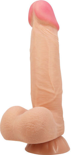 Pretty Love Sliding Skin Series Realistic Dildo Sliding Skin Suction Cup 21.8 Cm