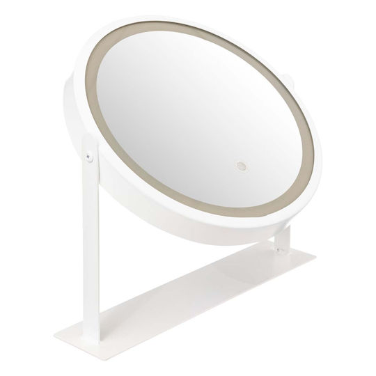5Five Καθρέπτης Μακιγιάζ Επιτραπέζιος με Φως 34x8cm Λευκός