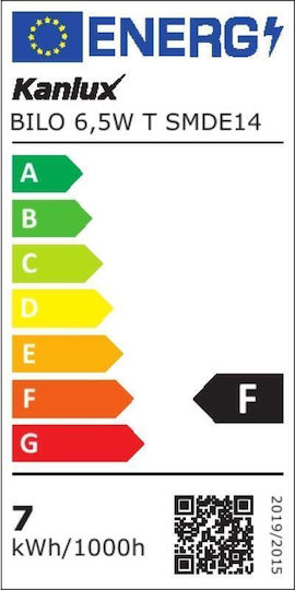 Kanlux Λάμπα LED 6.5W για Ντουί E14 Φυσικό Λευκό 600lm