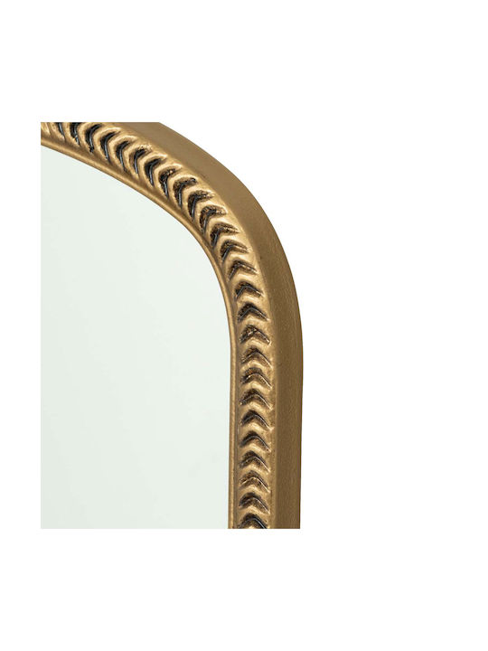 Wandspiegel mit Gold Hölzernes Rahmen 51x41cm 1Stück