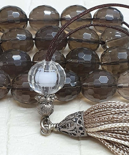 Roloi Komboloi Worry Beads Gray 31cm