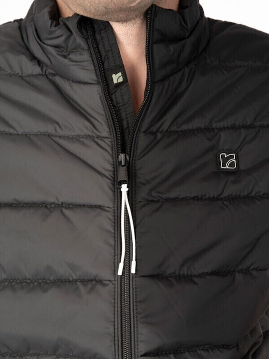Ärmellos Jacke Black