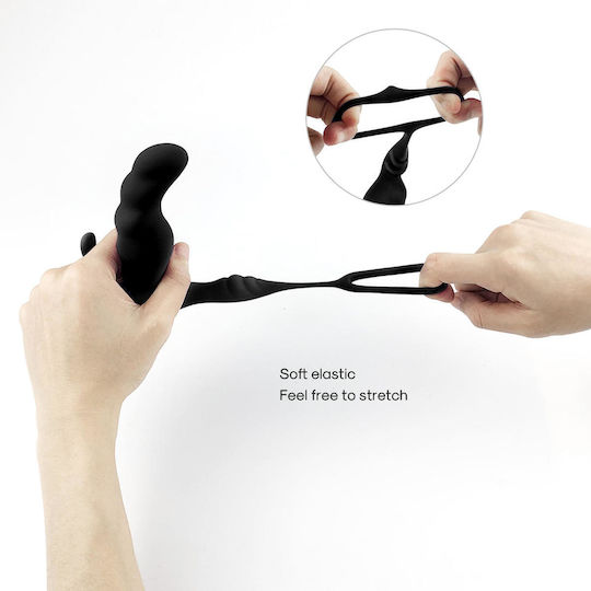 Prostate Massager Penis Ring 9 Modes 11cm