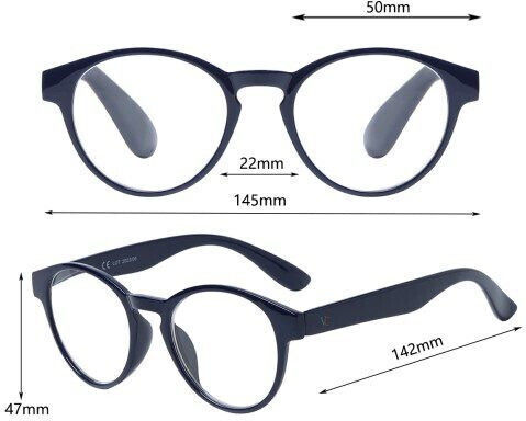 Apel Visual Care 3013 Blue Γυαλιά Πρεσβυωπίας Μπλε Μαγνητικό Clip On Ηλίου & Θήκη +2.50 1 Τεμάχιο