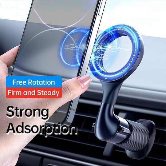 Rock Suport Auto pentru Telefon cu magnet Neagră