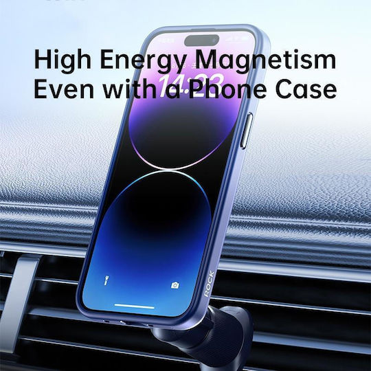 Rock Suport Auto pentru Telefon cu magnet Neagră