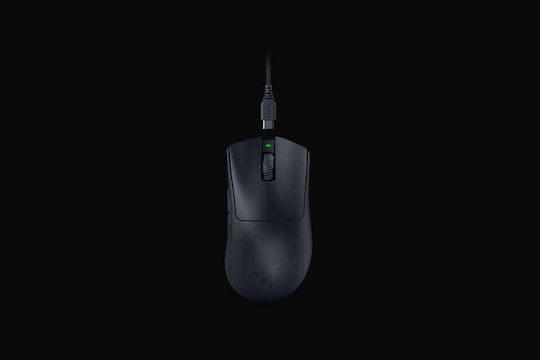 Razer DeathAdder V3 Pro + Hyperpolling Wireless Dongle Mouse De Gaming Wireless 30000 DPI Negru