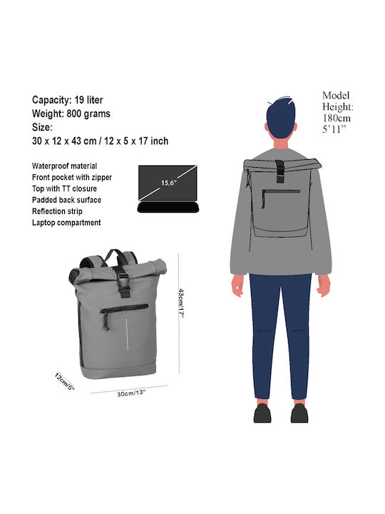 New Rebels Backpack Γκρι