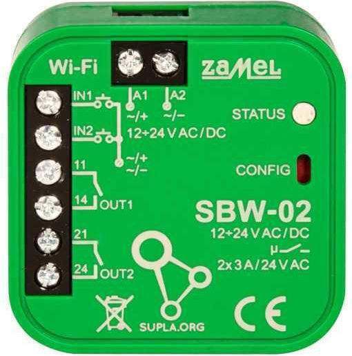 Zamel Smart Switch 2 Καναλιών Wi-Fi