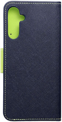 Wallet Leather Navy Blue (Galaxy A15)