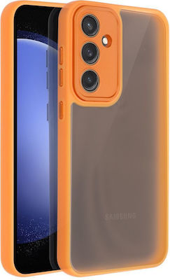 Задна корица Закалено стъкло Оранжев (Samsung A55 5G)