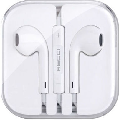 Recci Rep-l27 In-ear Handsfree Ακουστικά με Βύσμα USB-C Λευκό