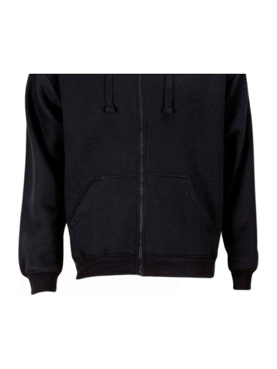 Black Hooded Cardigan