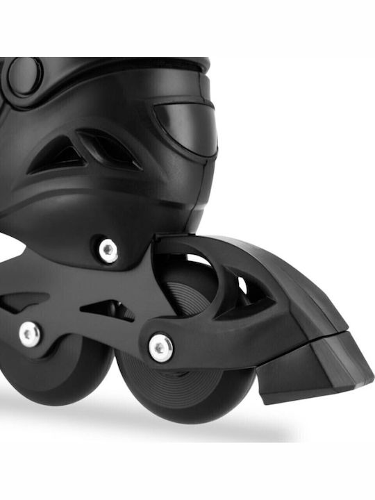 Spokey Adult/Kids Adjustable Inline Rollers Black