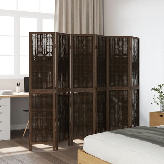 vidaXL Dekorativer Raumteiler Hölzernes mit 6 Paneelen 210x180cm