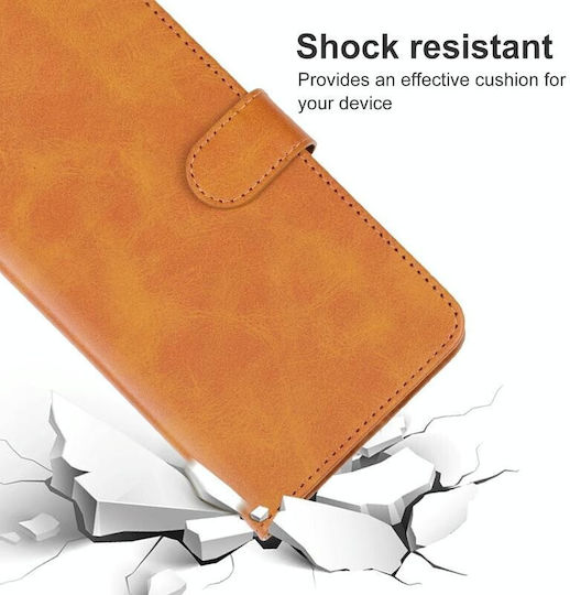 Wallet Δερμάτινο Καφέ (TCL 50 SE)