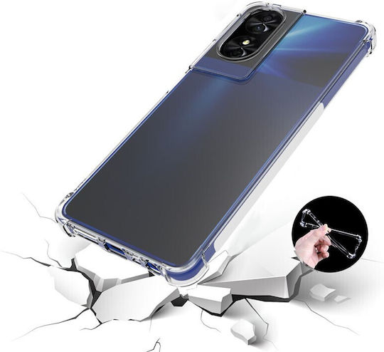 Umschlag Rückseite Silikon Transparent (TCL 50 SE - German) 660191336A