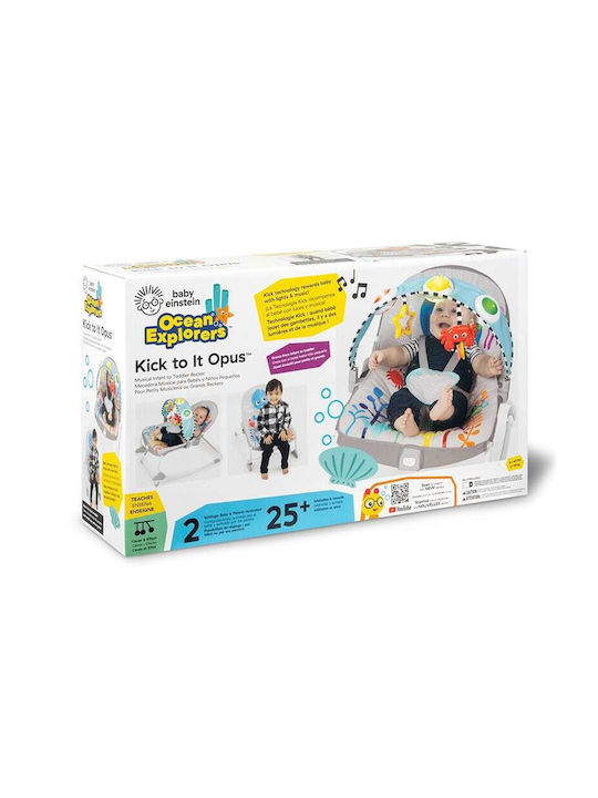 Baby Einstein Ηλεκτρικό Relax Μωρού Kick to It Opus με Μουσική και Δόνηση Πολύχρωμο για Παιδί έως 18kg