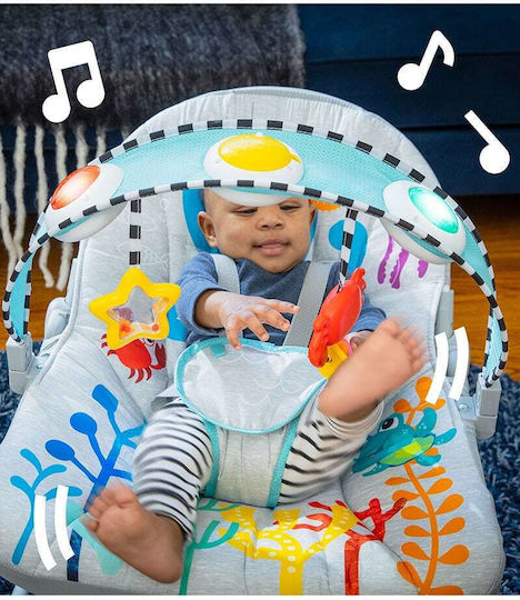 Baby Einstein Ηλεκτρικό Relax Μωρού Kick to It Opus με Μουσική και Δόνηση Πολύχρωμο για Παιδί έως 18kg