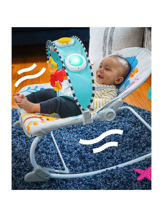 Baby Einstein Ηλεκτρικό Relax Μωρού Kick to It Opus με Μουσική και Δόνηση Πολύχρωμο για Παιδί έως 18kg