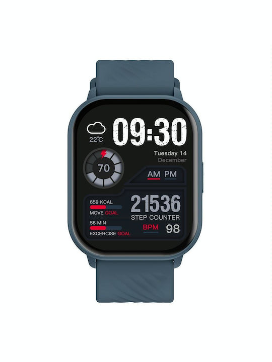 Zeblaze GTS 3 Smartwatch με Παλμογράφο (Μπλε)