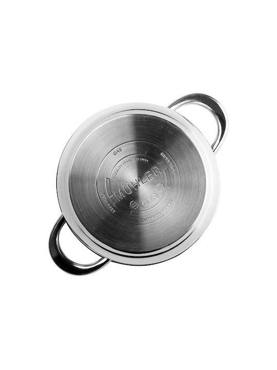 Muhler Βαθιά Ανοξείδωτη Κατσαρόλα 7lt / 26cm