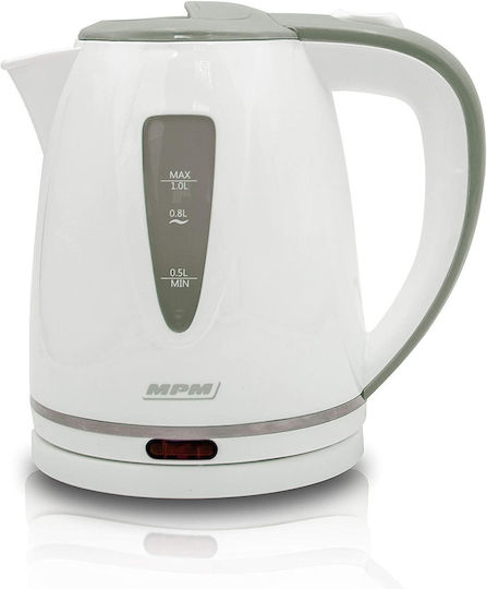 MPM Βραστήρας 1lt 1200W Λευκός