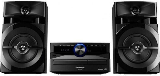 Panasonic Аудиосистема 2 SC-UX100 SC-UX100 300W с CD / Цифрови медии Player и Bluetooth Черен