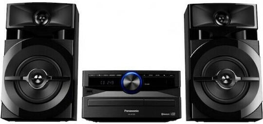 Panasonic Аудиосистема 2 SC-UX100 SC-UX100 300W с CD / Цифрови медии Player и Bluetooth Черен