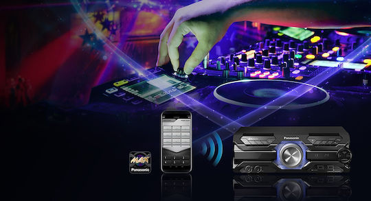 Panasonic Ηχοσύστημα 2.0 SC-AKX520E SC-AKX520E 650W με CD / Digital Media Player και Bluetooth Μαύρο