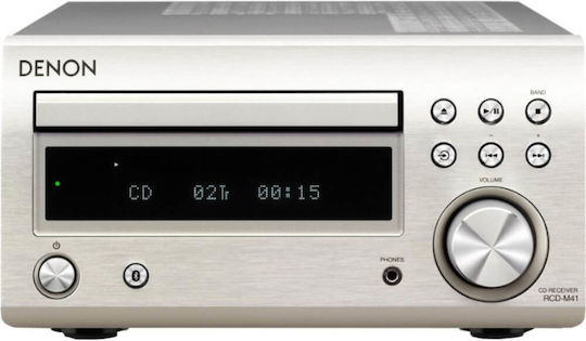 Denon Sound System 2 RCD-M41 RCDM41SPE2 60W with CD / Digital Media Player and Bluetooth Black