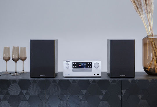Kenwood Ηχοσύστημα 2.1 M-925DAB-S 100W με CD / Digital Media Player και Bluetooth Μαύρο