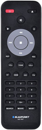 Blaupunkt Ηχοσύστημα 2.0 MS13BT 15W με CD Player και Bluetooth Μαύρο