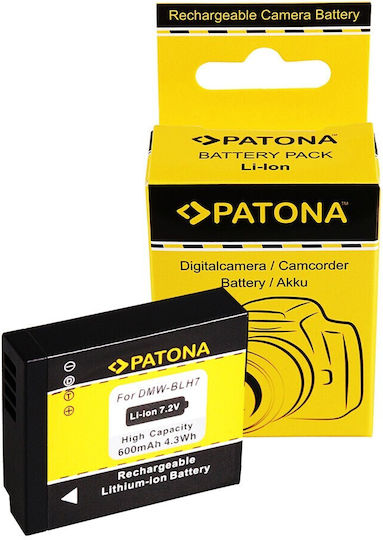 Patona Baterie aparat foto 0380 Litiu-Ion (Li-Ion) 600mAh Compatibilă cu Panasonic