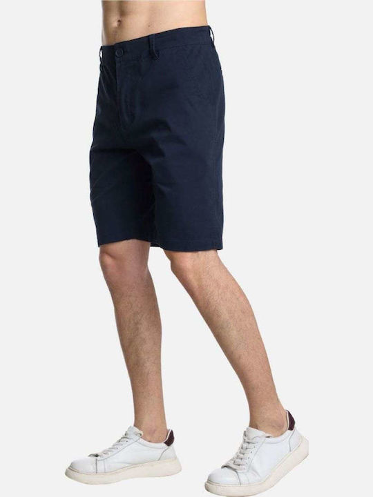Chicago Ανδρική Βερμούδα Chino Navy Μπλε