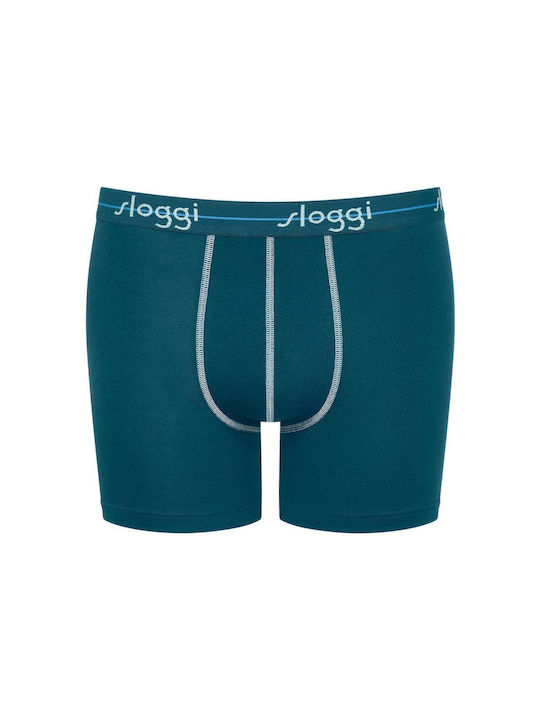 Start Short Slipuri pentru bărbați Petrol-blue 2Pachet