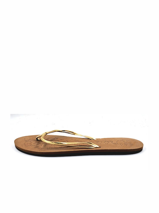 Reef Wispy RF0I1629 Frauen Flip Flops in Gold Farbe