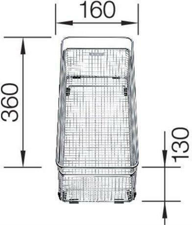 Blanco 223 297 Inox Silver