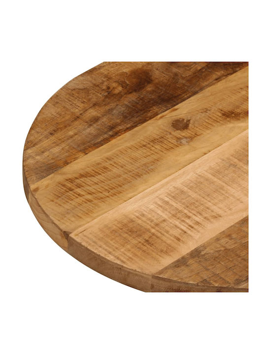 vidaXL Oval Table Surface made of Solid Wood in Brown Color 90x40x3.8cm 370113 1pcs