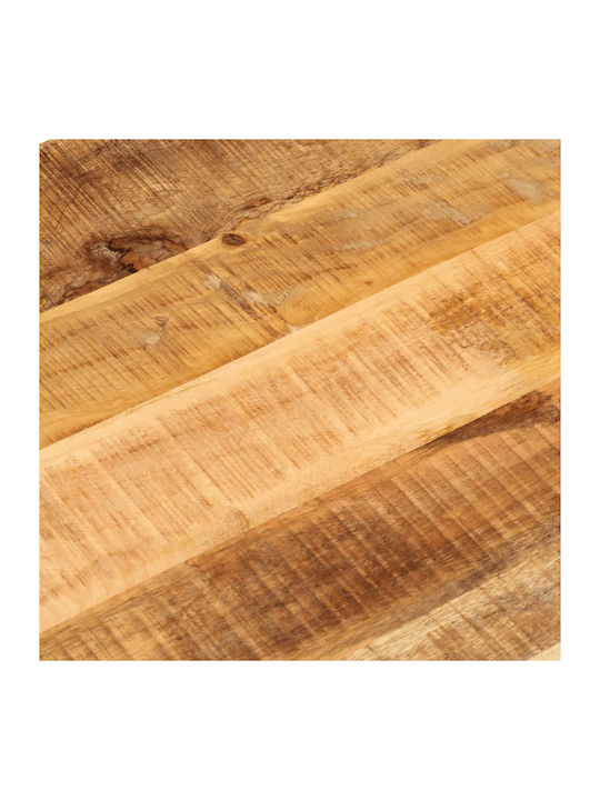 vidaXL Oval Table Surface made of Solid Wood in Brown Color 90x40x3.8cm 370113 1pcs