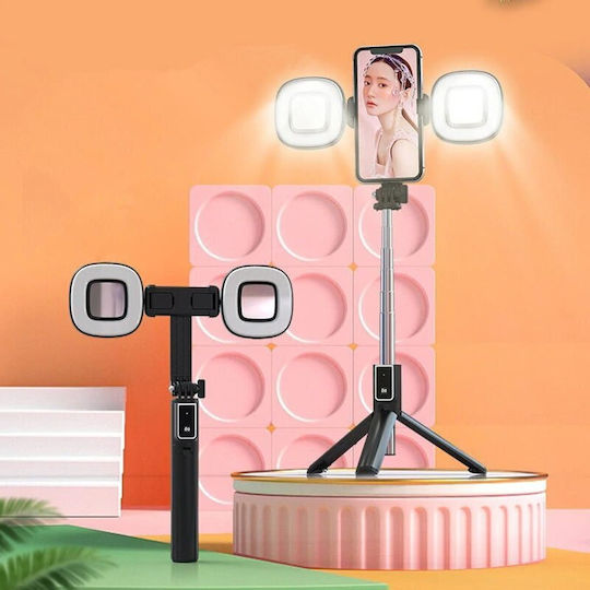 P40S-F Ring Light 7.8cm With Desktop Tripod and Mobile Phone Holder
